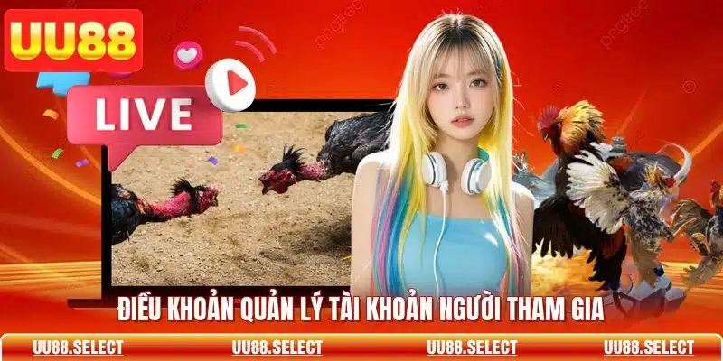 Điều khoản quản lý tài khoản người tham gia